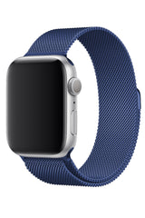 Apple Watch Uyumlu Çelik Milano Loop Uzay Mavi
