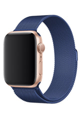 Apple Watch Uyumlu Çelik Milano Loop Uzay Mavi