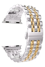 Apple Watch Uyumlu Klasik Çelik Loop Kordon Gold  bikordon