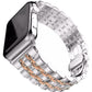 Apple Watch Compatible Classic Steel Loop Band Rose Gold 