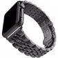 Apple Watch Compatible Classic Steel Loop Band Black 