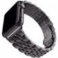 Apple Watch Uyumlu Klasik Çelik Loop Kordon Siyah  bikordon