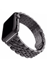 Apple Watch Uyumlu Klasik Çelik Loop Kordon Siyah