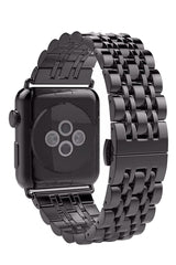 Apple Watch Uyumlu Klasik Çelik Loop Kordon Siyah
