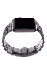 Apple Watch Uyumlu Klasik Çelik Loop Kordon Siyah