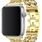 Apple Watch Uyumlu Çelik Zincir Loop Kordon Gold  bikordon