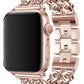 Apple Watch Uyumlu Çelik Zincir Loop Kordon Rose Gold  bikordon