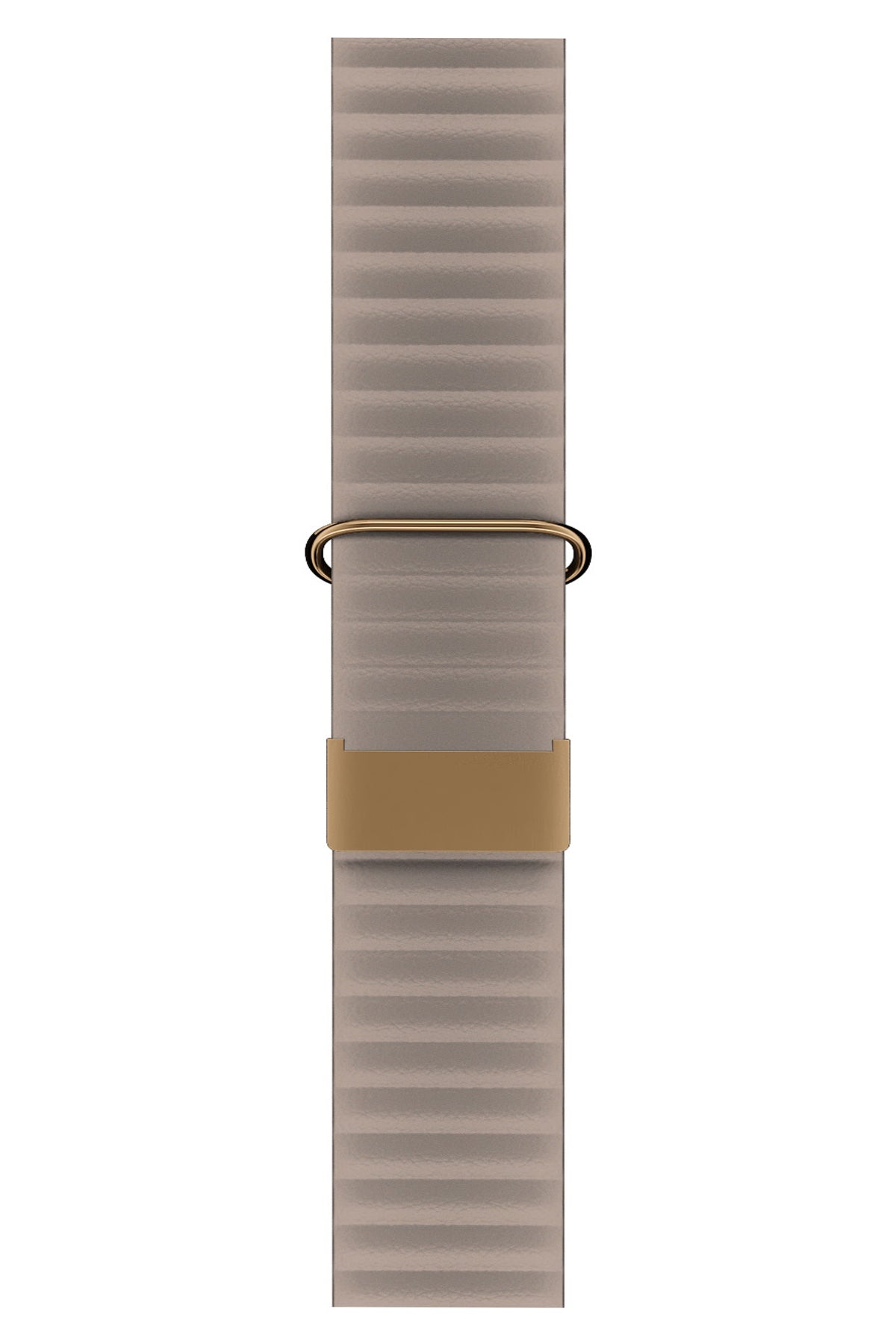 Apple Watch Uyumlu Premium Deri Loop Kordon Almond  bikordon