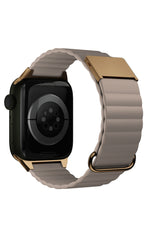 Apple Watch Uyumlu Premium Deri Loop Kordon Almond
