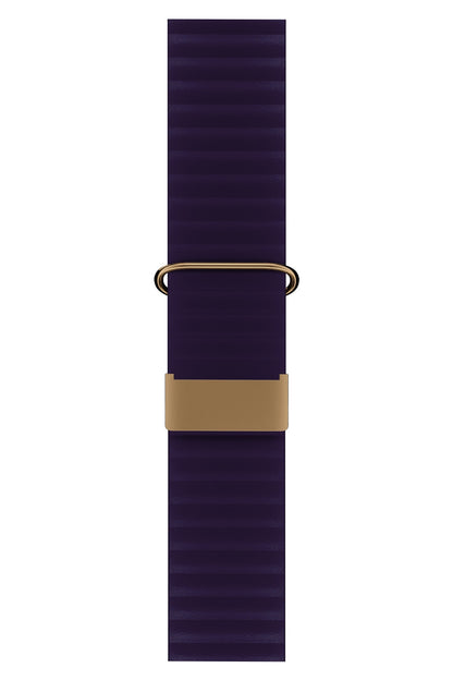 Apple Watch Uyumlu Premium Deri Loop Kordon Pansy  bikordon