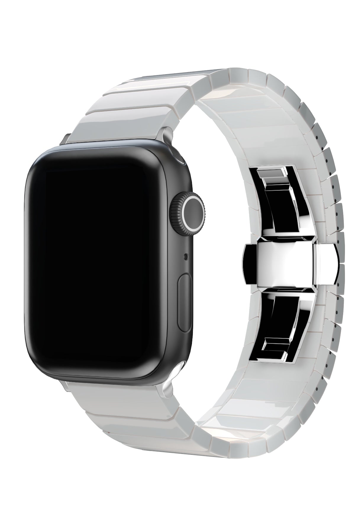 Apple Watch Uyumlu Seramik Loop Kordon Beyaz  bikordon
