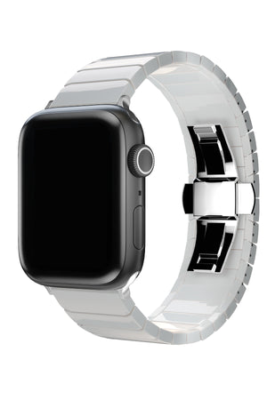 Apple Watch Uyumlu Seramik Loop Kordon Beyaz  bikordon