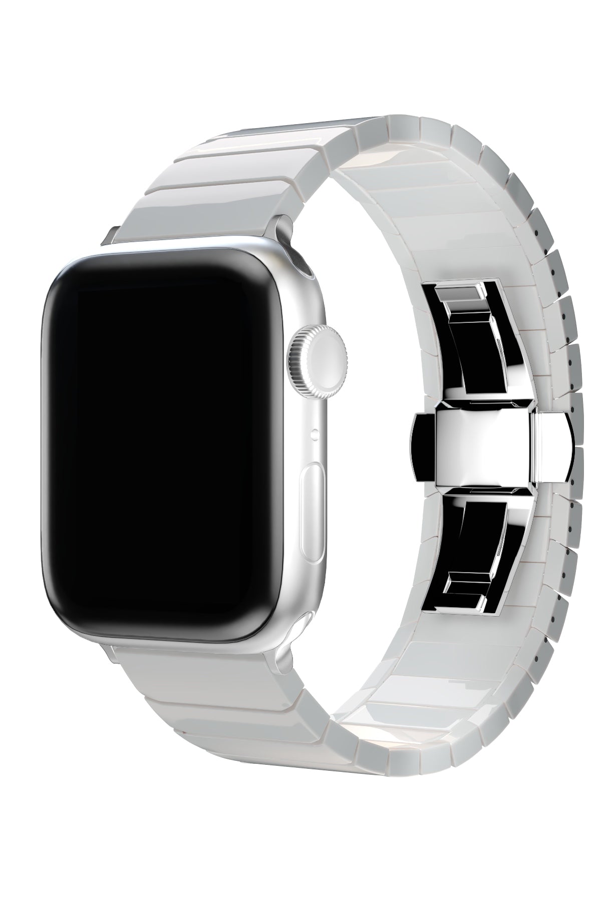 Apple Watch Uyumlu Seramik Loop Kordon Beyaz  bikordon