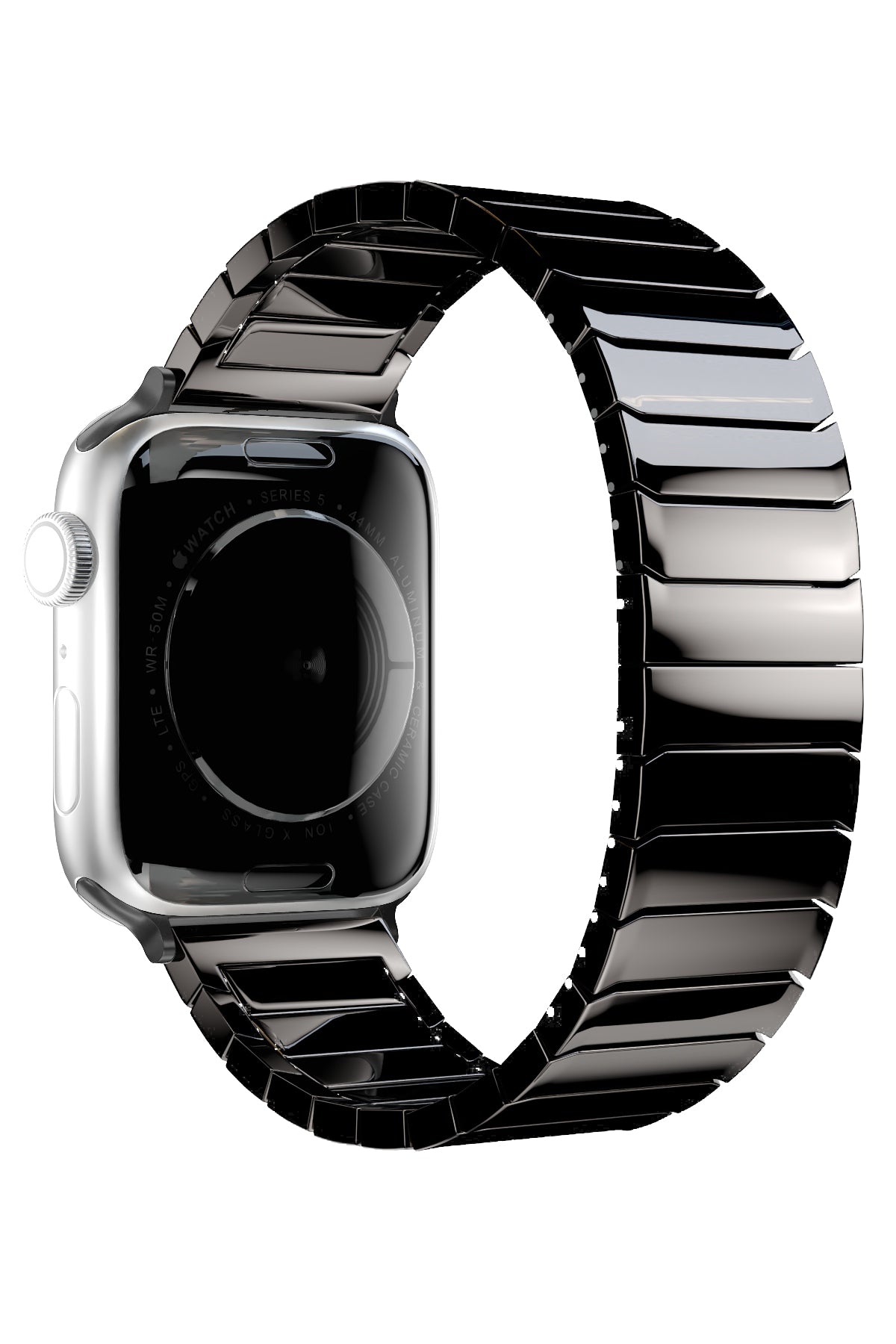 Apple Watch Uyumlu Seramik Loop Kordon Siyah  bikordon