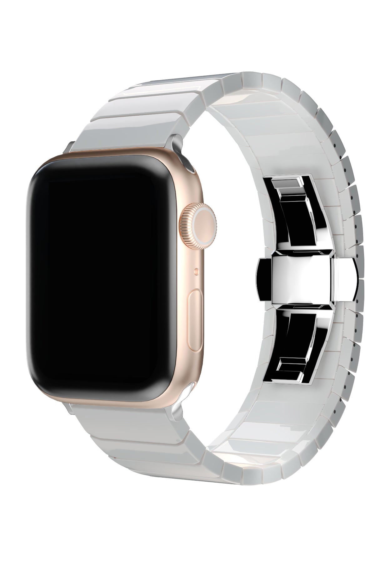 Apple Watch Uyumlu Seramik Loop Kordon Beyaz  bikordon