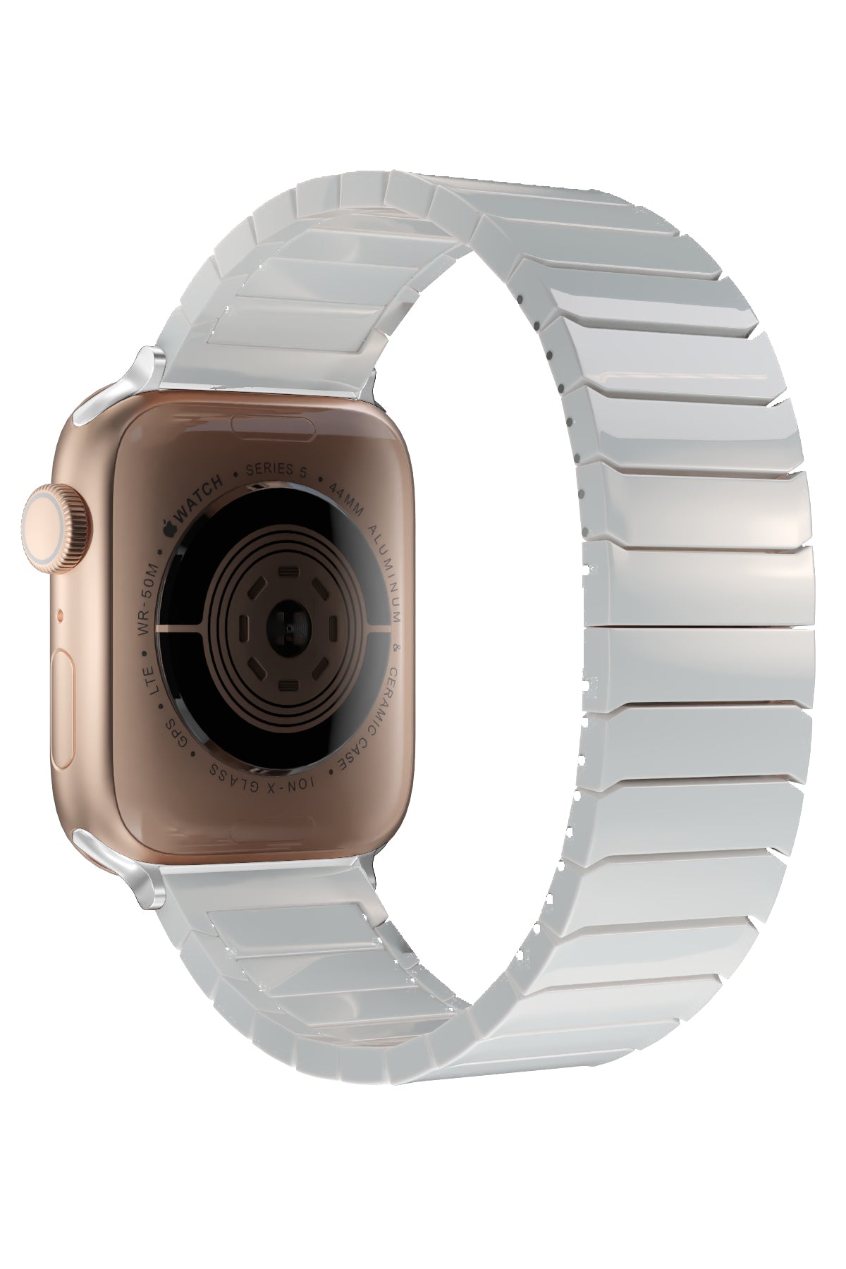 Apple Watch Uyumlu Seramik Loop Kordon Beyaz  bikordon