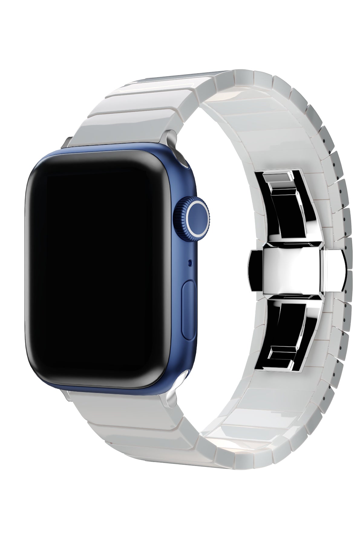 Apple Watch Uyumlu Seramik Loop Kordon Beyaz  bikordon