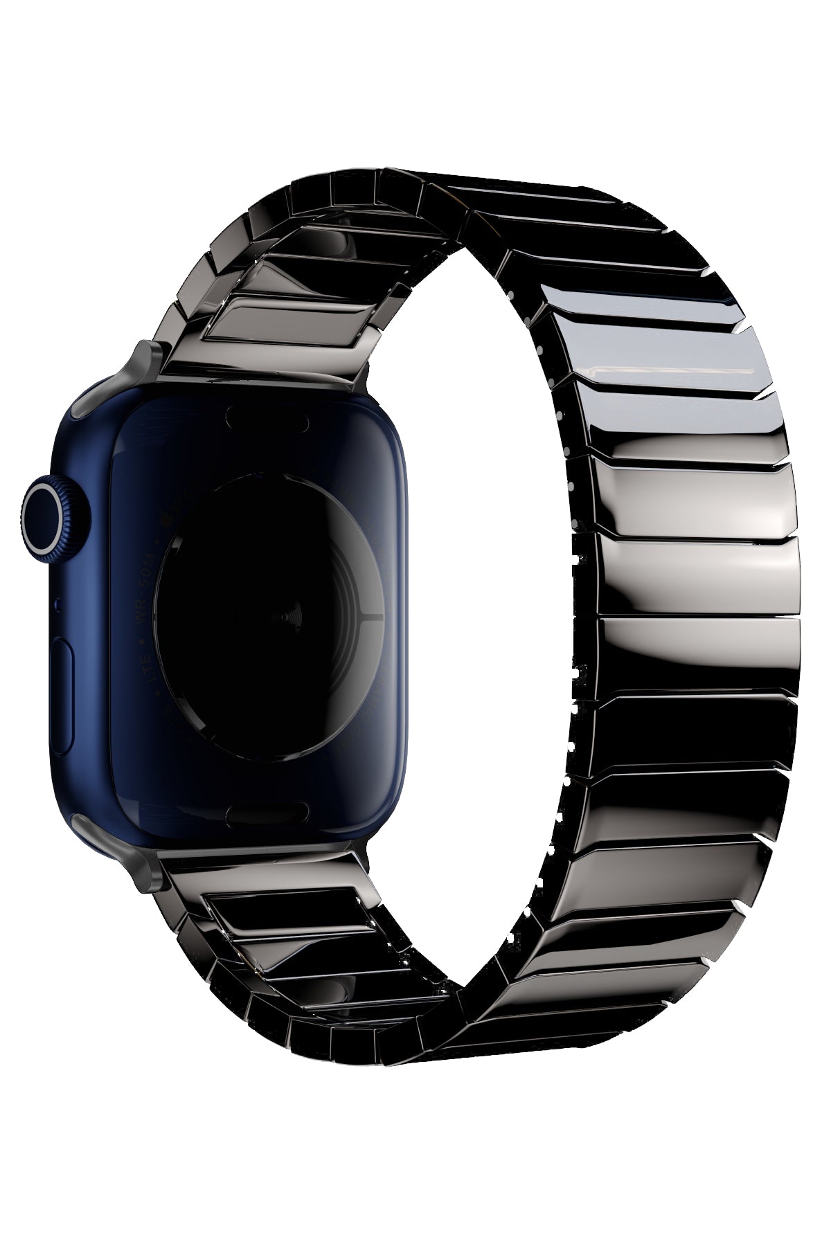 Apple Watch Uyumlu Seramik Loop Kordon Siyah  bikordon