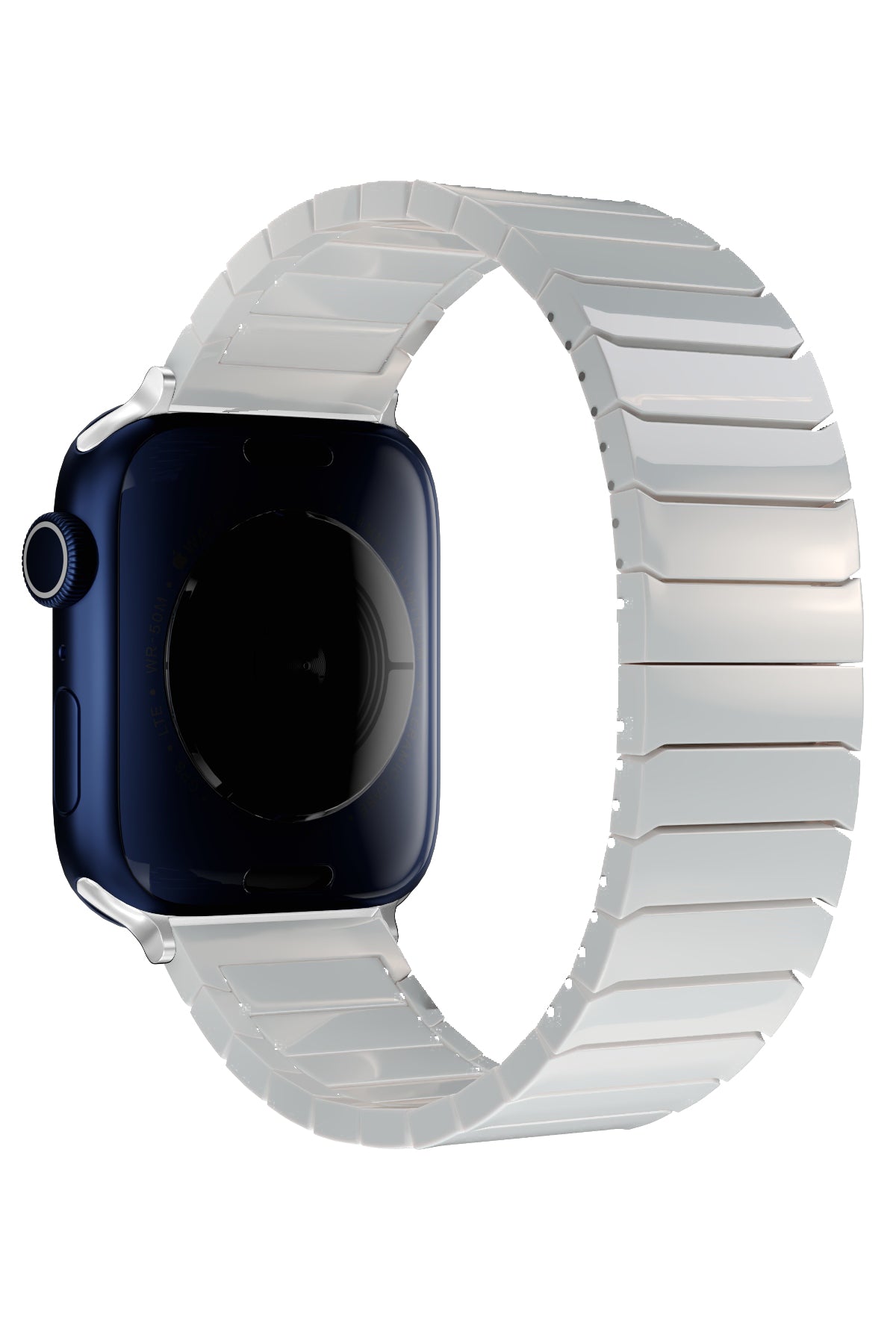 Apple Watch Uyumlu Seramik Loop Kordon Beyaz  bikordon