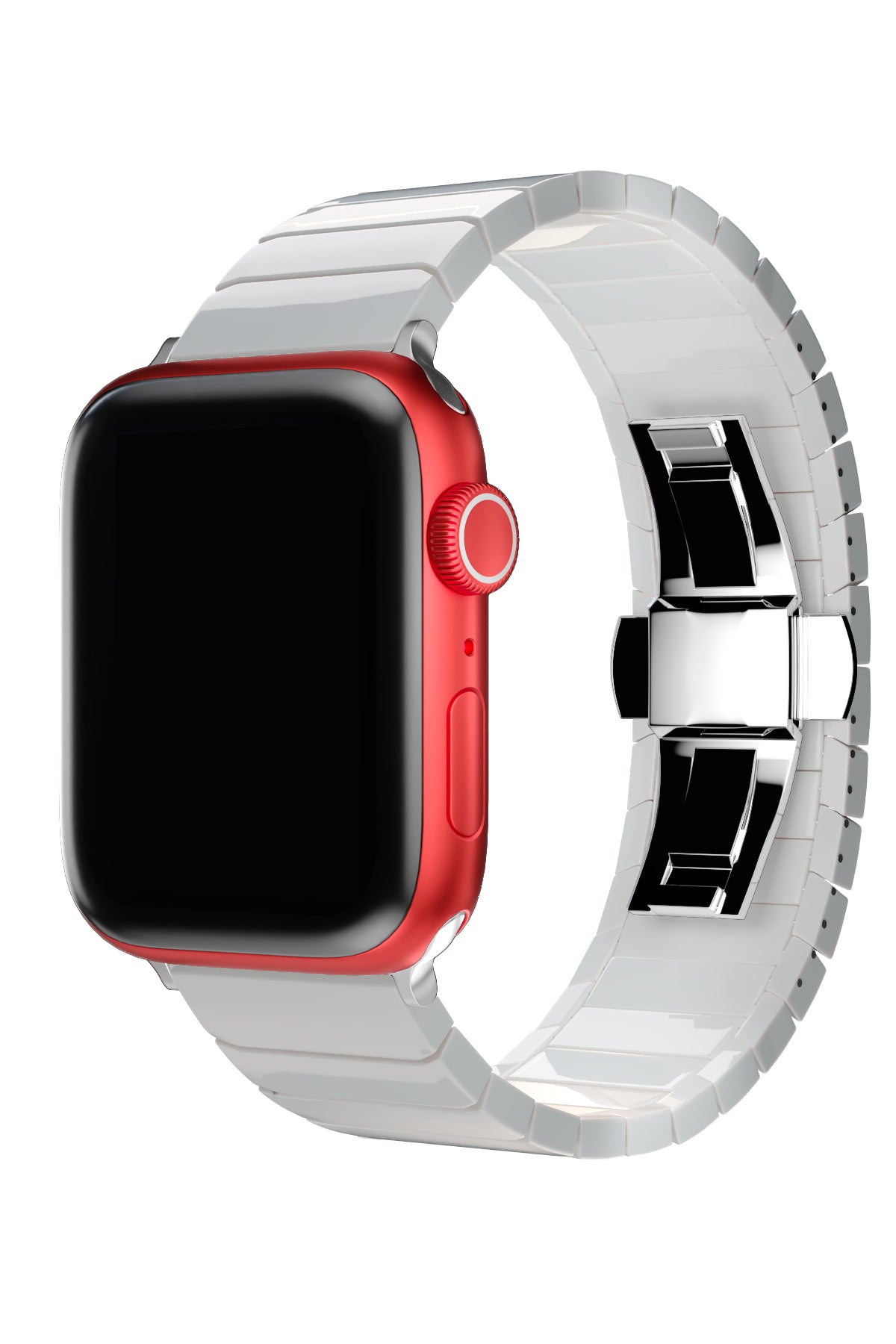 Apple Watch Uyumlu Seramik Loop Kordon Beyaz  bikordon