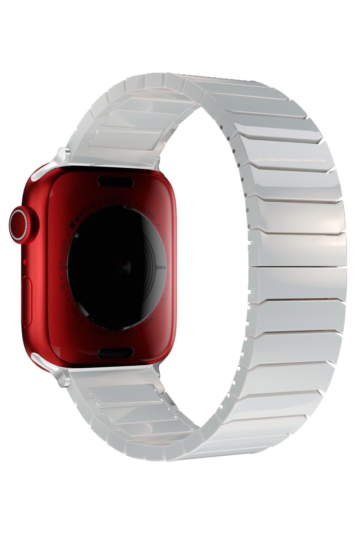 Apple Watch Uyumlu Seramik Loop Kordon Beyaz  bikordon