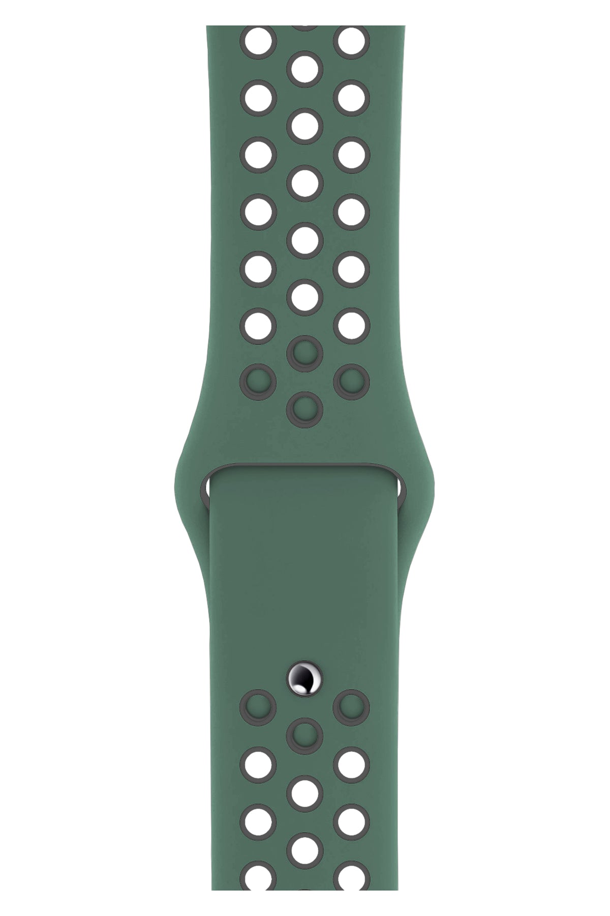 Apple Watch Compatible Silicone Perforated Sport Band Aventurine 