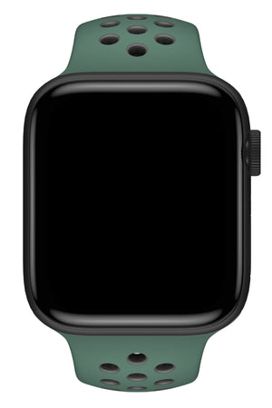 Apple Watch Uyumlu Silikon Delikli Spor Kordon Aventurin  bikordon