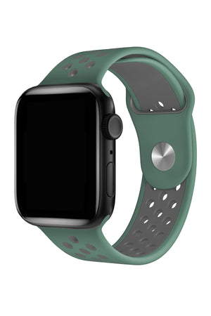 Apple Watch Uyumlu Silikon Delikli Spor Kordon Aventurin  bikordon