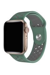 Apple Watch Uyumlu Silikon Delikli Spor Kordon Aventurin