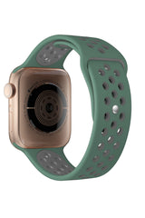 Apple Watch Uyumlu Silikon Delikli Spor Kordon Aventurin
