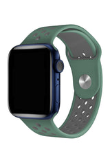Apple Watch Uyumlu Silikon Delikli Spor Kordon Aventurin