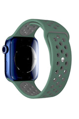 Apple Watch Uyumlu Silikon Delikli Spor Kordon Aventurin