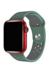 Apple Watch Uyumlu Silikon Delikli Spor Kordon Aventurin
