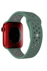 Apple Watch Uyumlu Silikon Delikli Spor Kordon Aventurin