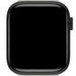 Apple Watch Uyumlu Silikon Delikli Spor Kordon Gri Siyah  bikordon