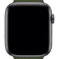 Apple Watch Uyumlu Silikon Delikli Spor Kordon Haki Siyah