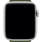 Apple Watch Uyumlu Silikon Delikli Spor Kordon Haki Siyah  bikordon
