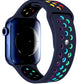 Apple Watch Uyumlu Silikon Delikli Spor Kordon İndigo