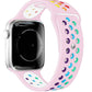 Apple Watch Compatible Silicone Perforated Sport Band Kunzite 