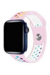 Apple Watch Uyumlu Silikon Delikli Spor Kordon Künzit