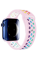Apple Watch Uyumlu Silikon Delikli Spor Kordon Künzit