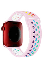 Apple Watch Uyumlu Silikon Delikli Spor Kordon Künzit