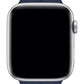 Apple Watch Compatible Silicone Perforated Sport Band Navy Blue Pink 