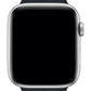 Apple Watch Compatible Silicone Perforated Sport Band Navy Blue Black 