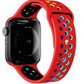 Apple Watch Uyumlu Silikon Delikli Spor Kordon Lal  bikordon