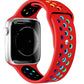 Apple Watch Uyumlu Silikon Delikli Spor Kordon Lal  bikordon