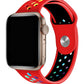 Apple Watch Uyumlu Silikon Delikli Spor Kordon Lal  bikordon