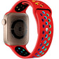 Apple Watch Uyumlu Silikon Delikli Spor Kordon Lal  bikordon