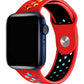 Apple Watch Uyumlu Silikon Delikli Spor Kordon Lal  bikordon
