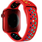 Apple Watch Uyumlu Silikon Delikli Spor Kordon Lal  bikordon